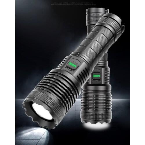 Drop Shipping -P50 P70 Powerful Hunting LED Flashlight Outdoor Camping Lantern Torch For 1*18650 OR 1*26650 Battery Light
