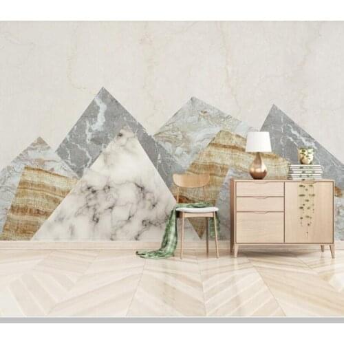 Modern creative abstract geometric marble 3d wallpaper mural,living room tv wall children bedroom wall papers home decor