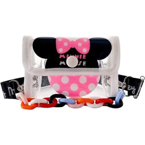 Disney Mickey Mouse Minnie Bag Girl Boy messenger Bag Cute Small Bag Mini kawaii shoulder Bag