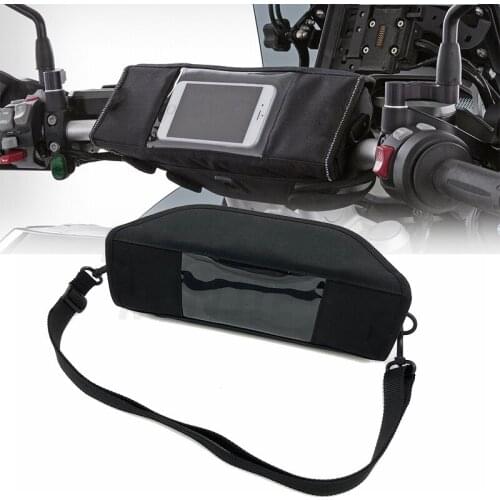 Motorcycle handlebar bag magnetic bicycle saddle bag tank large screen for phone / GPS For BMW R1250GS Adventure R1200GS LC F850