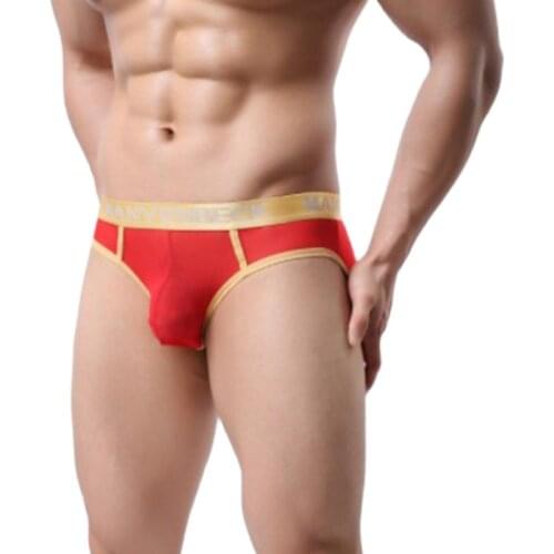 Men Bulge Pouch Briefs Sexy Underwear Elastic cuecas hombre See Through Solid Bikini Man Brief Panties Male Underpants