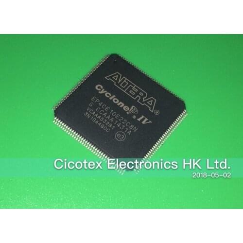 2pcs/lot EP4CE10E22C8N TQFP144 IC FPGA 91 I-O 144EQFP EP4CE10E22C-8N