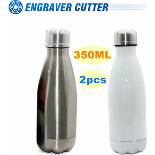 2pcs 350ml 12oz Bowling-Shaped Vacuum Bottle for Sublimation Printing