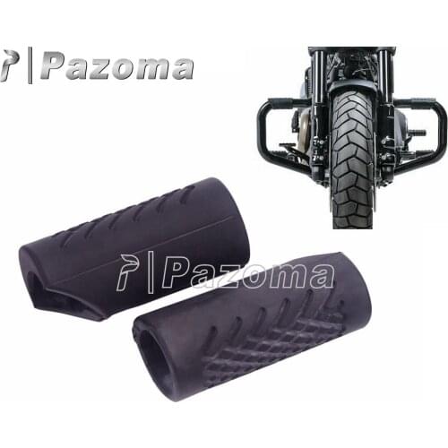 1Pair Universal Motorcyle 1-1/4" Engine Guard Rubber Pegs For Harley Honda Yamaha Suzuki Kawasaki BMW Aprilia Ducati