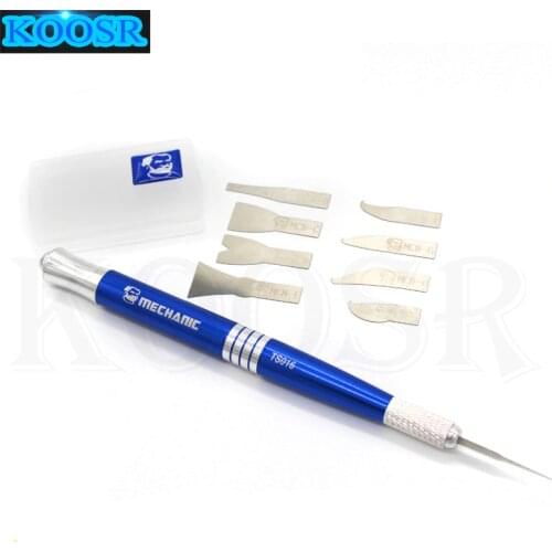 100% Original MECHANIC TS1016 IC chip knife blades composite repair CPU chip side adhesive removal tool ic chip knife tools