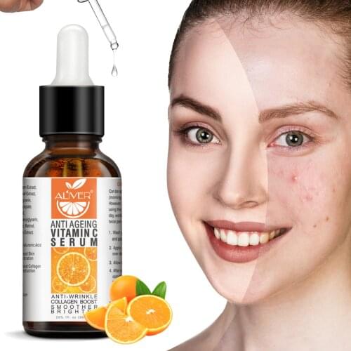 Vitamin C Serum Anti-Aging Anti-Wrinkles Skin Care Serum for Dark Spots Fine Lines Skin Lifting and Brightening for Neck Face