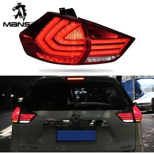 Car LED TailLight For Nissan X-trail X trail T32 2014 - 2020 Rear Driving Fog Lamp Brake Reverse Turn Signal Taillight