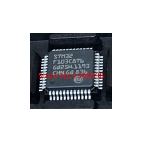 Free Shipping 10pcs/lot STM32F103C8T6 STM32F103C8 STM32 F103C8T6 STM32F103 QFP-48