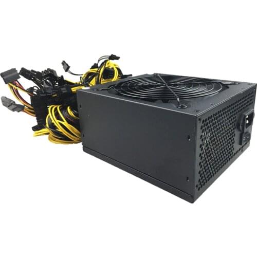 ATX Power Supply 2000w Mining Server Power Supply 2000w Gold PSU Mining Machine For 8 GPU Rig Ethereum Bitcoin Miner Gaming