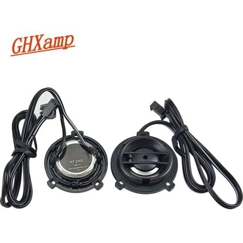 GHXAMP 40mm Treble Speaker 4 Ohm 15W Car Aluminum Film Tweeter Unit Repair Car Audio Treble Speaker Sounds Perfect Diy 2pcs
