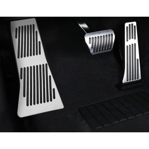 For BMW X5 X6 E70 E71 E72 F15 F16 F85 F86 Car Pedal Pad Fuel Accelerator Brake Pedal Foot Rest Pedal Cover Aluminum Accessories