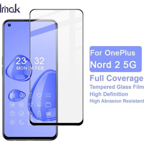 For OnePlus Nord 2 5G Imak Full Screen AB Glue Pro+Version Tempered Glass For OnePlus Nord 2 5G Screen Protector Protective Film