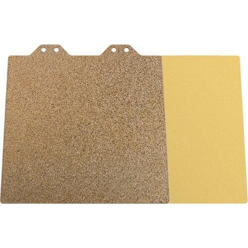 For Voron V0 120x120mm Gold Double-Sided Powder Steel Plate + Magnetic Sticker B Side