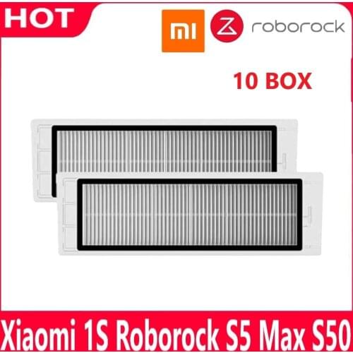 HEPA Filter Parts for Xiaomi Mijia 1 / 1s / Roborock S50 S51 S55 S5 Max S6 MAXV S4 E2 E3 E4 Robot Vacuum Cleaner Accessroies