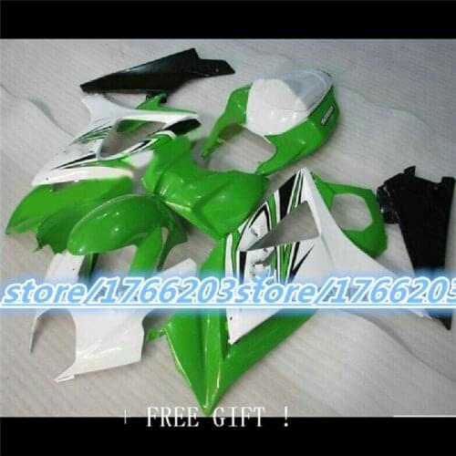 ABS Injection fairing kit for SUZUKI GSXR1000 body kits GSXR 1000 2007-2008 GSXR1000 07-08 green white black Fairing Bodywork