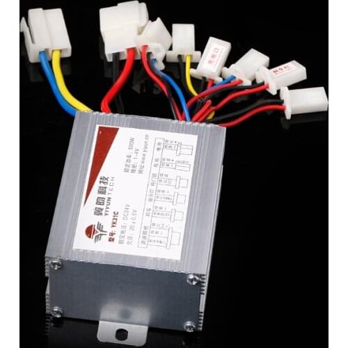 High Quality DC 24V 500W Motor Speed Brush Controller 30A For Electric Bicycle Bike Scooter