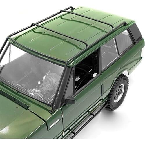 Metal Roof Rack Steel Roll Cage Frame for 1/10 Range Rover RC Car Upgrade Parts Accessories