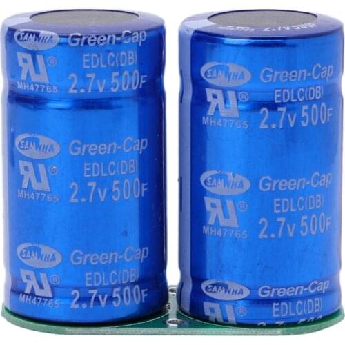 Super Farah Capacitor Module 2.7V 500F Ultralow Resistance 5.4V 250F New