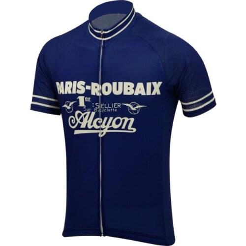 Men cycling jersey bike classic blue clothing cycling tour wear racing bicycle clothes cycling clothing