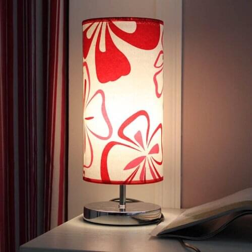 Lamp dimming desk lamp of bedroom the head of a bed of rural small and pure and fresh chandeliers study desk lamp