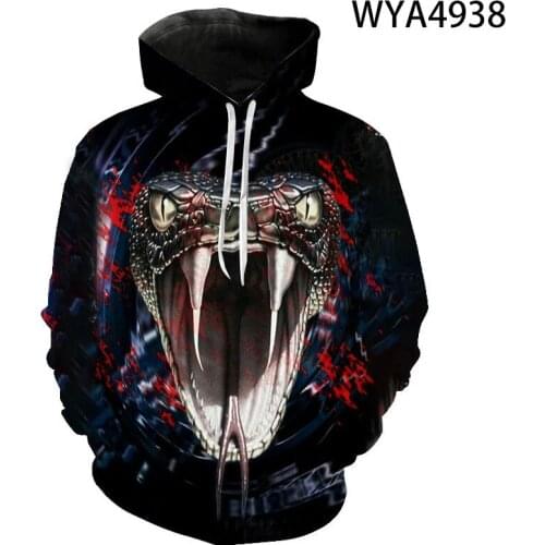 2020 New Casual Snake Men Women Children Hoodies 3D Printed Fashion Sweatshirts Boy Girl Kids Streetwear Cool Hoody Coat