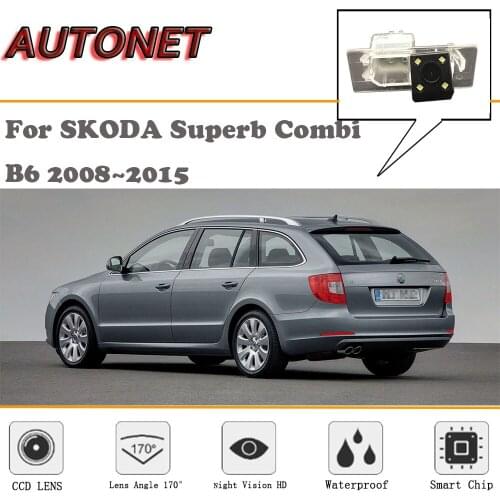 AUTONET Rear View camera For SKODA Superb Combi B6 2008~2015/CCD/Night Vision/Reverse Camera/Backup Camera/license plate camera