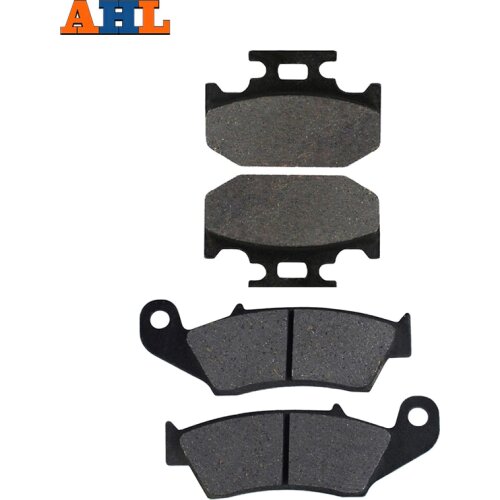 AHL Motorcycle Parts Front & Rear Brake Pads Disks For KAWASAKI KLX 250 F1-F4 1994 1995 1996 1997