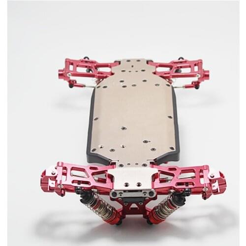 Front Rear Swing Arm Base C Seat Wheel Seat Gear Suspension Plate Chassis Assembly for 1/14 Wltoys 144001 RC Car Accessories