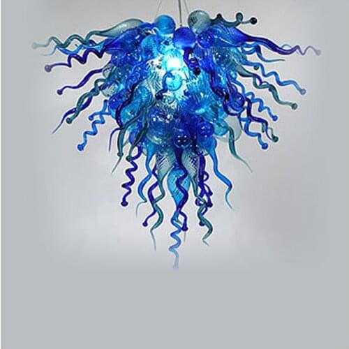 Zhongshan Manufacturer Blown Murano Glass Chandeliers Hand Blown Glass Chandelier