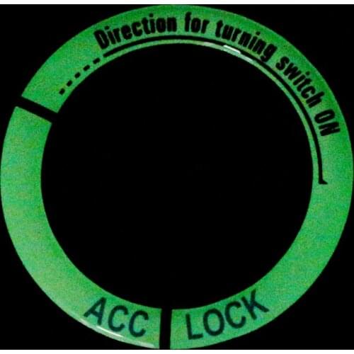 Luminous Car Engine Start Stop Ignition Trim Cover for Dacia duster logan sandero stepway lodgy mcv LADA RENAULT OPEL MAZDA