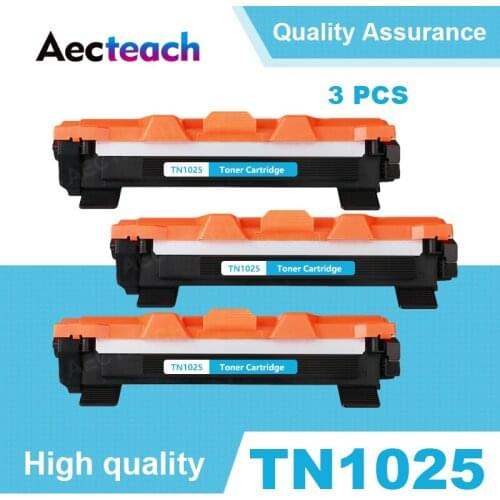 Aecteach Compatible For Brother TN1025 Toner Cartridge TN1030 TN1050 TN1060 TN1070 TN1075 HL-1110 1210 MFC-1810 DCP-1510 Black