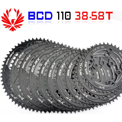 GOLDIX 110/5 BCD 110BCD Bici From the Straight Road Width of the crown 38T-58T Bicycle Corona Forshimano sram Bicycle
