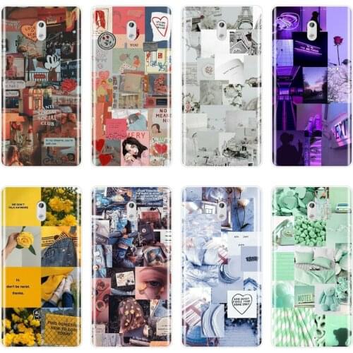 Back Cover For Nokia 8 6 5 3 2 1 Soft Silicone Yellow Puzzle Purple Flower Heart White Blue Case For Nokia 7 Plus X6 Phone Case