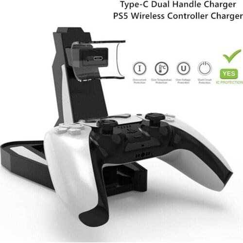 PS5 Controller Charger Compatible for Playstation 5 Controller, USB Charger Charging Docking Station Stand Holder