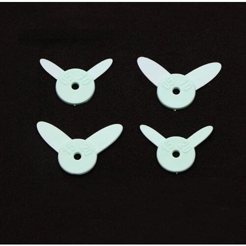 4pcs Dental Porcelain Toothbrush Toothpick Tooth Gap Measuring Ruler Tooth Measuring Caliper Teeth Measuring scale Bite Paper