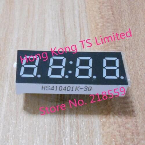 0.4 inch 4 bit clock digital tube 4 bit common cathode / anode clock red highlight digital clock display tube 12pin