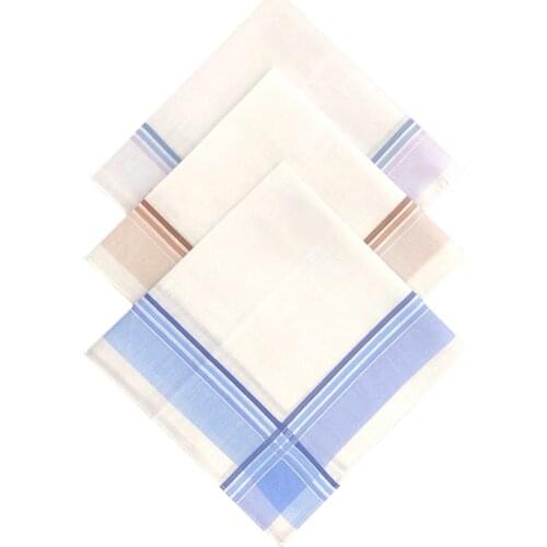 12 Daily Handkerchiefs for Men And Women in 100% Premium Cotton Fabric
