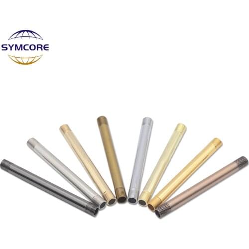 2pcs Straight rod M10 M12 M16 hollow outer tooth tube length 100mm table lamp chandelier crystal lamp extended suspender