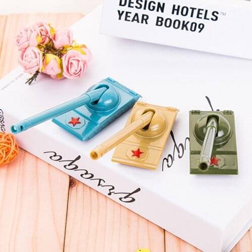 36PCS Creative Tank Pen Personality Cute Stationery Primary School Gifts Good-looking Neutral Pen Office Accessories