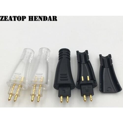50Pairs Upgrade Earphone Male Pin Adapter Copper Plug Headphone Audio Jack for FOSTEX TH900 MKII MK2 TH909 TR-X00 TH600 TH610