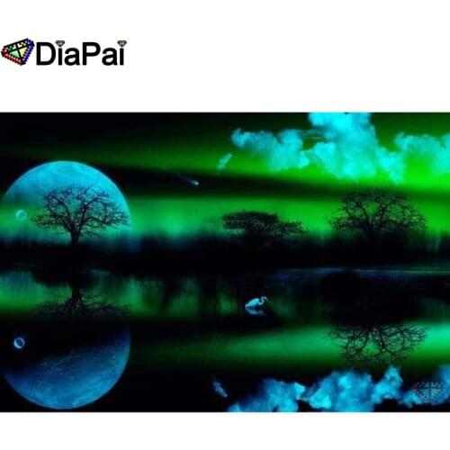 DIAPAI Diamond Painting 5D DIY 100% Full Square/Round Drill "Tree scenery" Diamond Embroidery Cross Stitch 3D Decor A24250