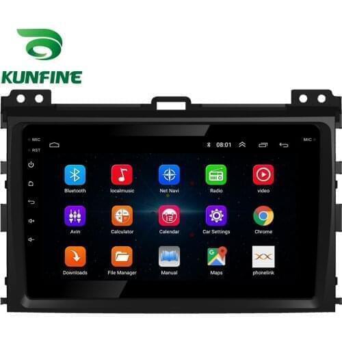 Android 10.0 Octa Core Car DVD GPS Navigation Player Deckless Car Stereo For Toyota Prado 2004 2005 2006 07 08 09 Radio Headunit