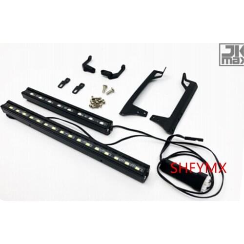 Capo jkmax Rc Car Body Roof Spot LIghts Bar & Rear Brake Lamp With Mount Set