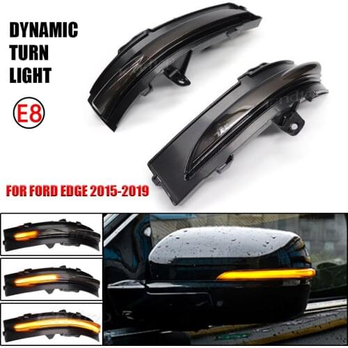 Dynamic LED Turn Signal Light Rear View Wing Mirror RearView Indicator Blinker Lamp For Ford EDGE 2015 2016 2017 2018 2019