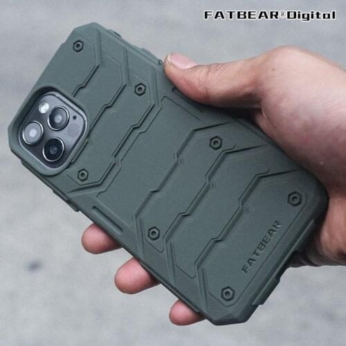 [for Apple iPhone 12 Mini Pro Max] FATBEAR Tactical Military Grade Rugged Shockproof Armor Case Cover Graphene Heat Dissipation