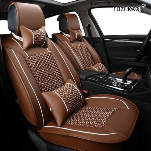 FUZHKAQI 1pcs car seat cover For Volkswagen polo 9n polo sedan 6r touareg passat b3 Golf 7 caddy Tiguan auto accessories seats