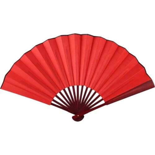 China fan fan fan dance sub blank silk silk fan,gules Red