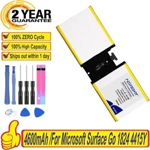 Top Brand 100% New 4500mAh G16QA043H 2ICP4/76/76 Laptop Battery for Microsoft Surface Go 1824 4415Y Tablet PC Batteries