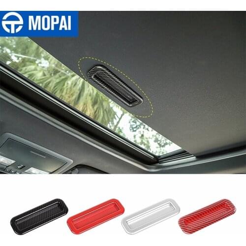 MOPAI Car Skylight Handle Cover ABS Auto Roof Sunroof Handle Decoration Cover Stickers for Dodge Charger 2011-2021 Accessories