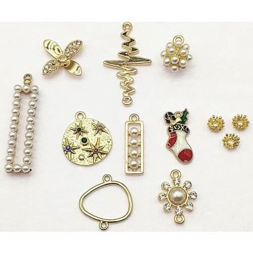 New arrival! Low-priced clearance products Zinc Alloy Charm for Handmade Jewelry Bracelet Earring DIY Parts